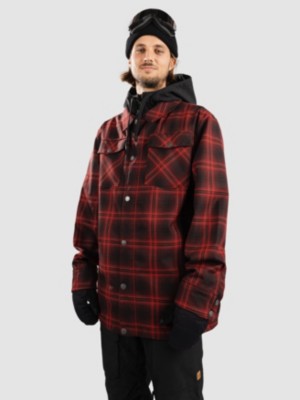 Checkered sales snowboard jacket